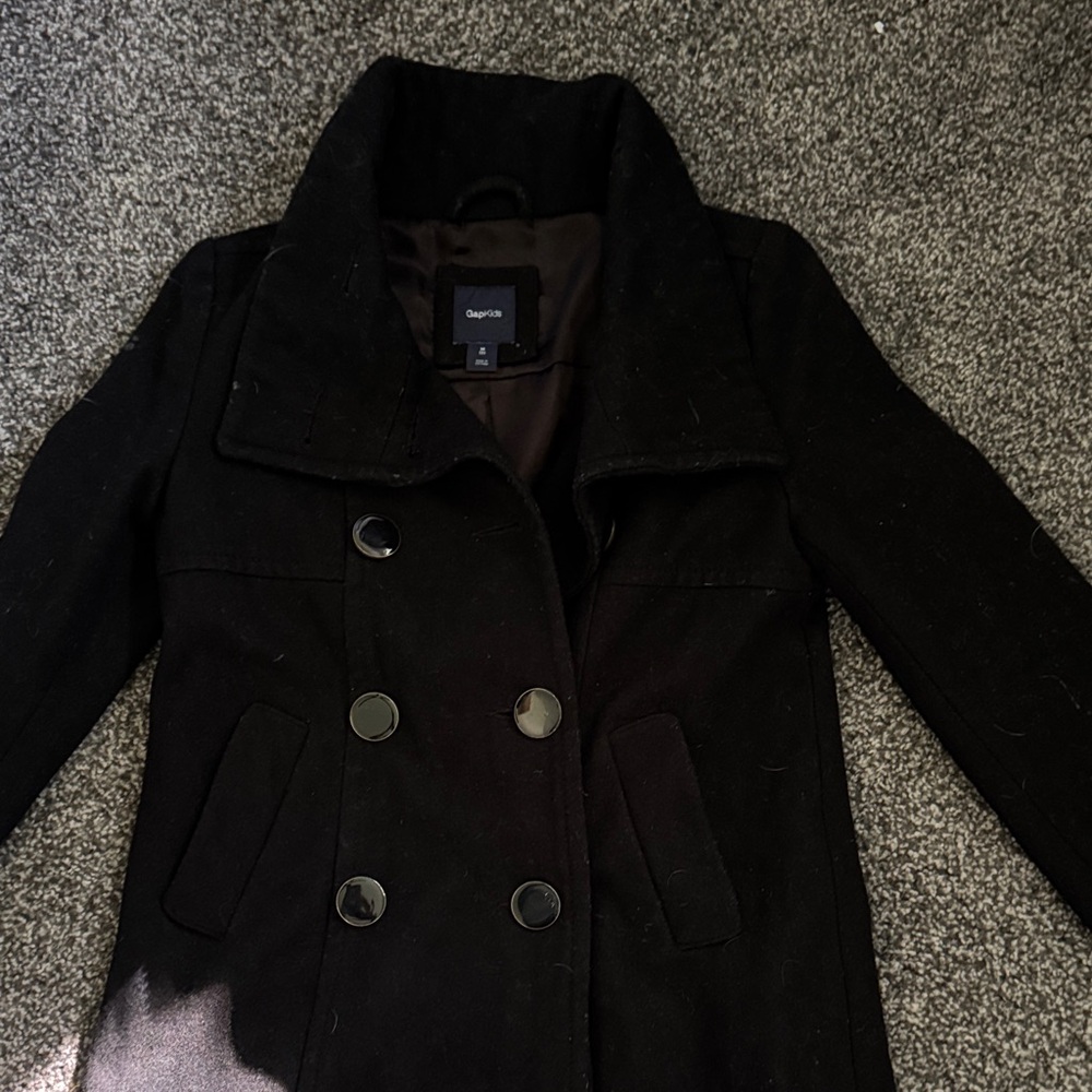 GAP Women's Classic Black Pea Coat